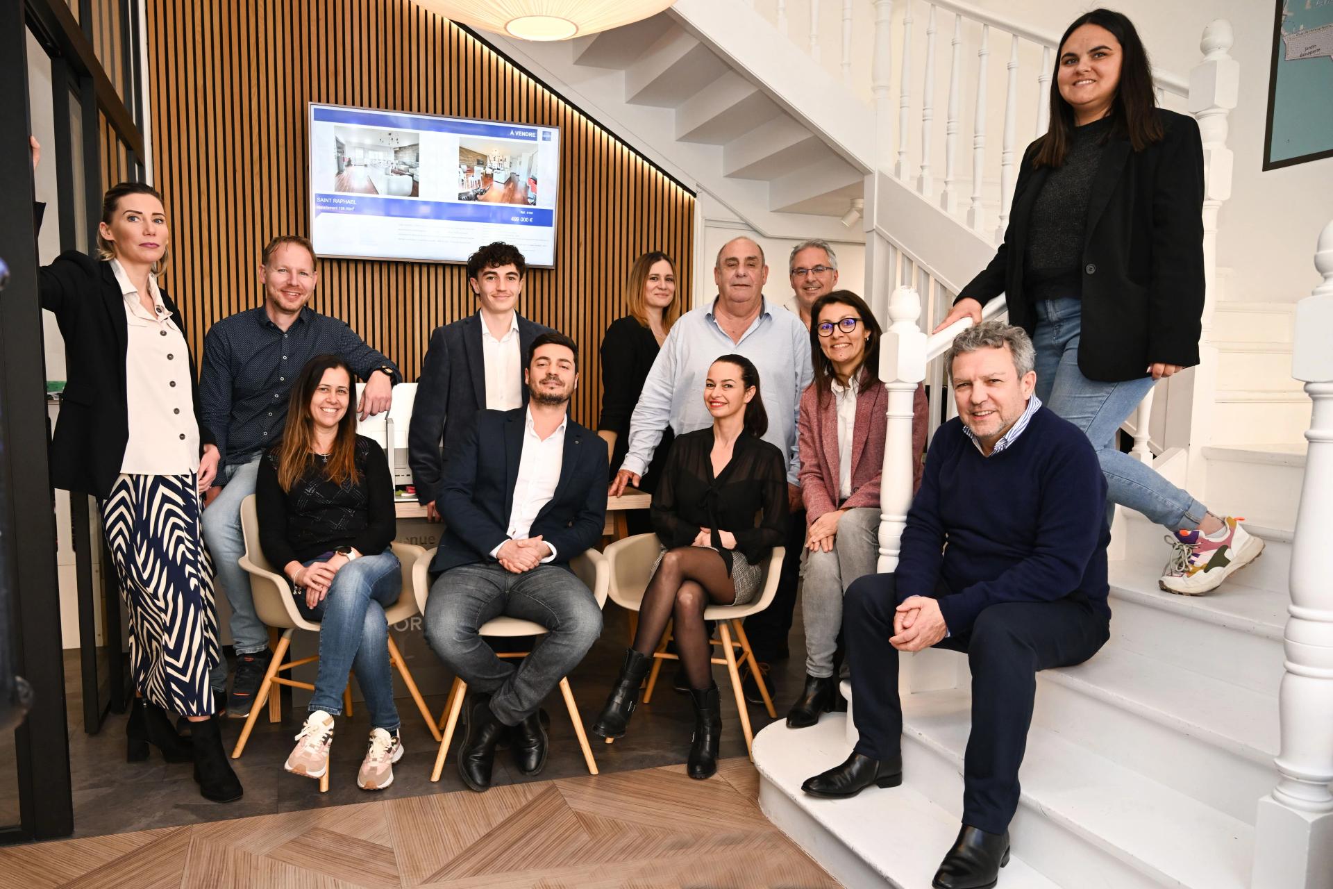 Photo de l'équipe de l'agence